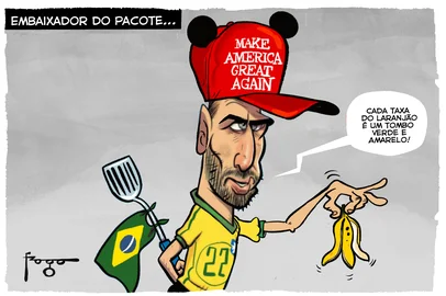 PORTO ALEGRE, RS, BRASIL, 13-08-2025: Charge de Gilmar Fraga. Foto: Gilmar Fraga/Agência RBS<!-- NICAID(16101131) -->