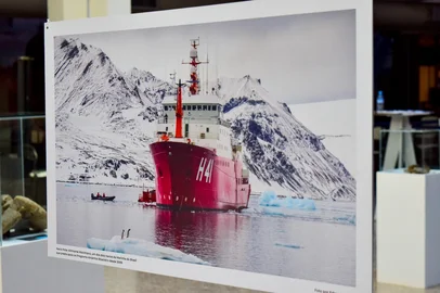 São Leopoldo, 06/10/2025. Exposição Floresta ao Deserto de Gelo: Pesquisas Geológicas na Antártica na Unisinos. Foto: Melissa Daniele Alves / Unisinos<!-- NICAID(16140214) -->