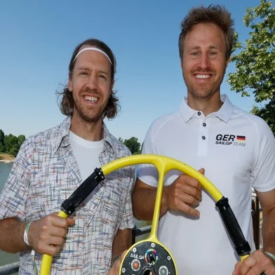 Sebastian Vettel, Erik Heil, Sail GP, vela
