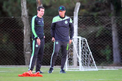 CAXIAS DO SUL, RS, BRASIL, 15/05/2023. Treino do Juventude no Centro de Formação de Atletas e Cidadãos (Cfac) - o Ju está disputando a série B do Campeonato Brasileiro. Primeiro trabalho do novo técnico do Juventude, Thiago Carpini. (Porthus Junior/Agência RBS)<!-- NICAID(15429015) -->