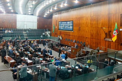 Paulo Garcia / Mariana Czamanski Projetos que alteram estrutura de pessoal das forças de segurança do RS são aprovados<!-- NICAID(15617652) -->
