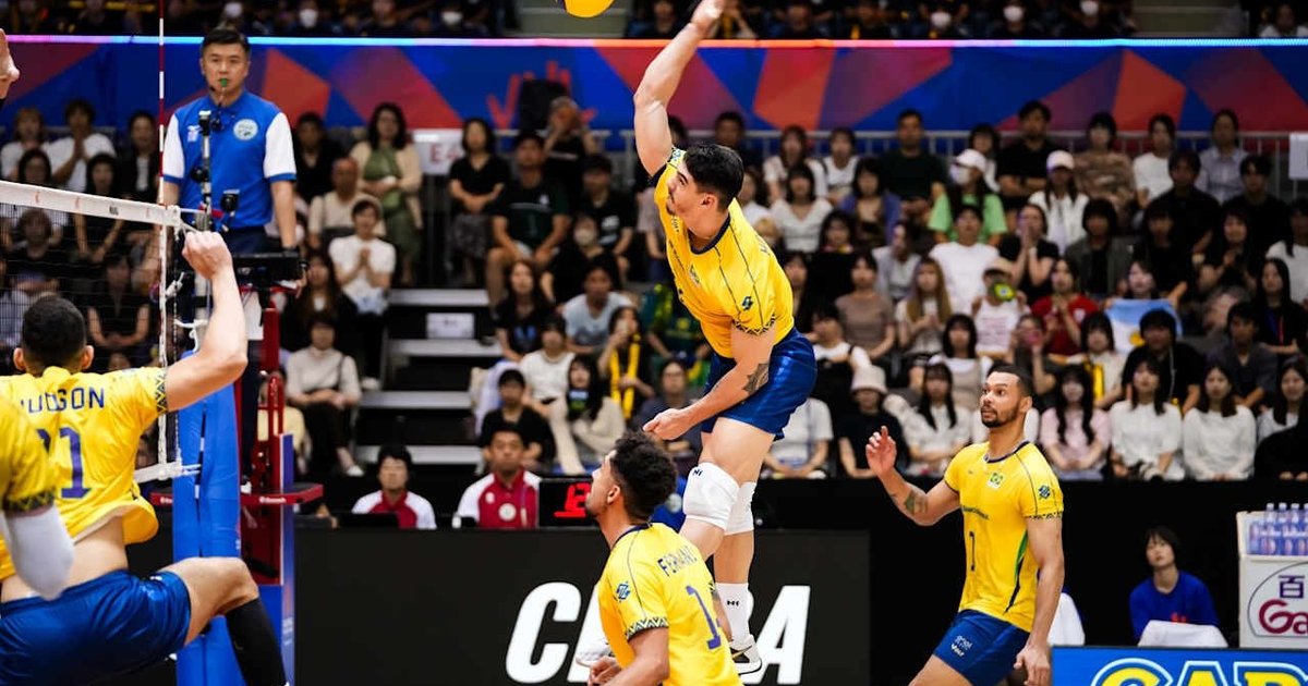 Brasil x China na VNL (2025): horário e onde assistir à seleção ...