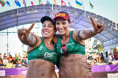 Rebecca, Ágatha, vôlei de praia