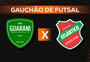 Guarani-FW x Atlântico: tudo sobre o jogo pelas oitavas do Gauchão de Futsal