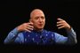 (FILES) In this file photo the CEO of Amazon Jeff Bezos (R) gestures as he addresses the Amazon's annual Smbhav event in New Delhi on January 15, 2020. - Amazon founder Jeff Bezos announced on June 7, 2021 he will fly into space next month on the first human flight launched by his Blue Origin rocket firm. "Ever since I was five years old, I've dreamed of traveling to space. On July 20th, I will take that journey with my brother," Bezos said on his Instagram account. (Photo by Sajjad  HUSSAIN / AFP)<!-- NICAID(14807690) -->