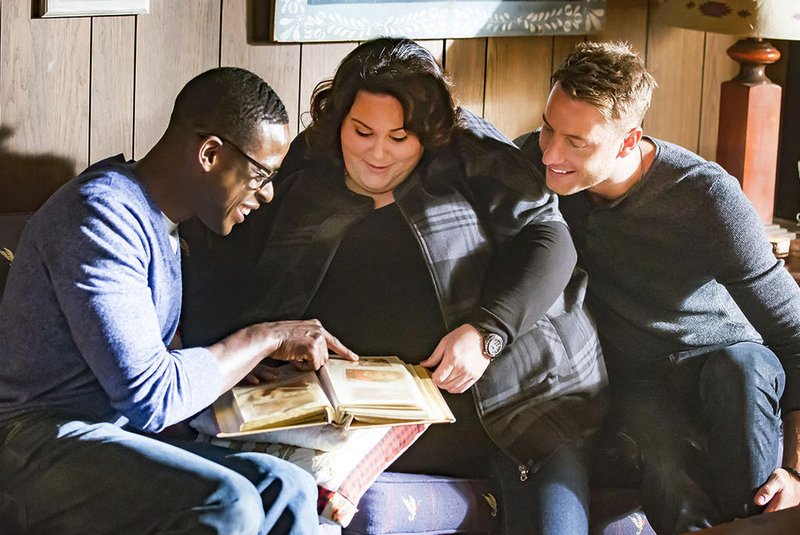 THIS IS US -- "The Trip" Episode 109 -- Pictured: (l-r) Sterling K. Brown as Randall, Chrissy Metz as Kate, Justin Hartley as Kevin -- (Photo by: Ron Batzdorff/NBC)<!-- NICAID(13108493) -->