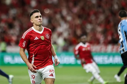 PORTO ALEGRE, RS , BRASIL, 25-01-2026: Internacional x Grêmio, clássico GRE-NAL número 449, válido pela quinta rodada do Gauchão 2026, realizado no estádio Beira-Rio. Foto: Renan Mattos/Agência RBS<!-- NICAID(16211479) -->