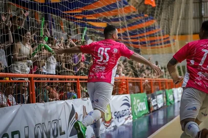 União-TM na final da Conferência Oeste da Série C do Gauchão de futsal 2025.
