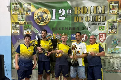 Arquivo Pessoal / Divulgação Caxiense conquista título no Bolim de Ouro Brasil e disputa mundial na Itália. Willian Pronobi foi campeão na competição nacional de bocha e enfrenta os melhores do mundo em março de 2026<!-- NICAID(16182951) -->