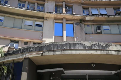PORTO ALEGRE, RS, BRASIL, 10-11-2025: Polícia investiga suposto caso de importunação sexual dentro do HPS. Foto: Ronaldo Bernardi/Agência RBS<!-- NICAID(16164171) -->