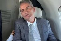 Márcio Poncio ao lado da esposa Simone. Márcio foi preso em investigação da PF envolvendo crime organizado.<!-- NICAID(16325855) -->