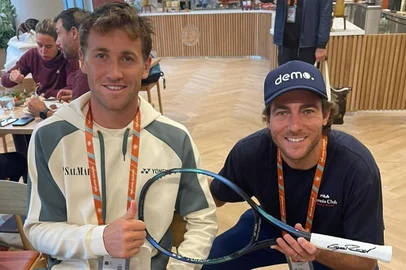 Caxiense Marcelo Demoliner consegue apoio de tenistas em Roland Garros para vítimas das enchentes no RS.<!-- NICAID(15780688) -->