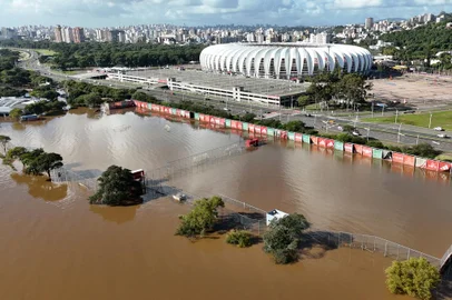 Situação do Estádio Beira-Rio e CT Parque Gigante, do SC Internacional - Foto: Régis Silva/Sulnalente/Divulgação<!-- NICAID(15776699) -->