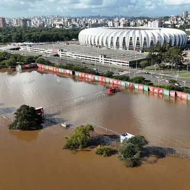 Situação do Estádio Beira-Rio e CT Parque Gigante, do SC Internacional - Foto: Régis Silva/Sulnalente/Divulgação<!-- NICAID(15776699) -->