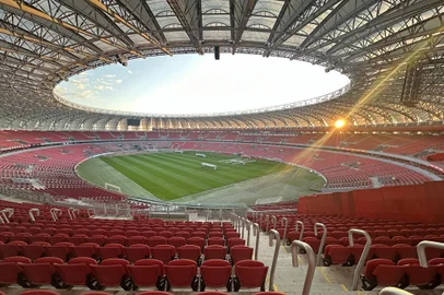 BRASIL / PORTO ALEGRE, RS - Gramado do Beira-Rio tem recebido cuidado especial pelo Internacional. Foto: Daniel Marenco / SCI / Divulgação<!-- NICAID(15828153) -->