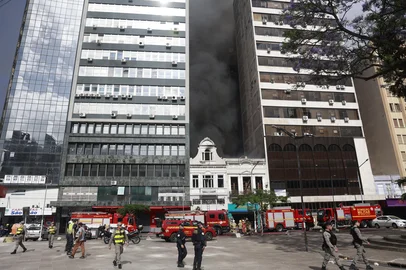 André Ávila / Agencia RBS Incendio no centro de Porto alegre<!-- NICAID(16161238) -->