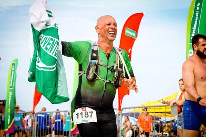 atleta caxiense correu com o ombro deslocado e conseguiu uma vaga para a maratona de Boston<!-- NICAID(15336255) -->