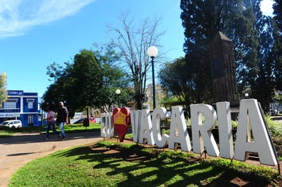 VACARIA, RS, BRASIL, 17/06/2020. Prefeito de Vacaria ignora bandeira vermelha e comércio segue aberto na cidade. (Porthus Junior/Agência RBS)<!-- NICAID(14524173) -->