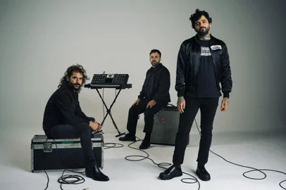 Banda Fresno em formação atual, com Lucas, Vavo e Guerra<!-- NICAID(15073152) -->