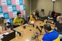 Gravação do Resenha das Gurias sobre a eliminação do Brasil na Copa do Mundo Feminina<!-- NICAID(15499004) -->