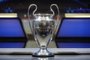 The Champions League Trophy stands on display during the UEFA Champions League football group stage draw ceremony in Monaco on August 24, 2017.  / AFP PHOTO / VALERY HACHE<!-- NICAID(13109614) -->