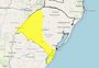 Inmet alerta para risco de alagamento e tempestade em áreas da metade oeste do RS