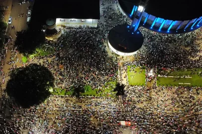 Fiéis participam da 71ª Romaria de Ibiaçá, no norte do Estado<!-- NICAID(15359912) -->