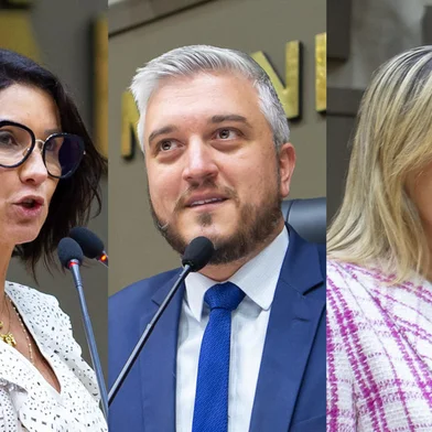 Vereadores Ramiro Rosário, Comandante Nádia e Fernanda Barth.<!-- NICAID(15793186) -->