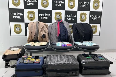 Ação conjunta da Polícia Civil,  prendeu nesta tarde, na RS 324 em Vila Maria, 6 autores do conti do bilhete premiado, todos de Passo Fundo<!-- NICAID(15476513) -->