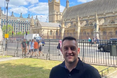 Guilherme Pasin em Londres <!-- NICAID(15144981) -->