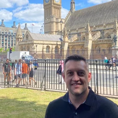 Guilherme Pasin em Londres <!-- NICAID(15144981) -->