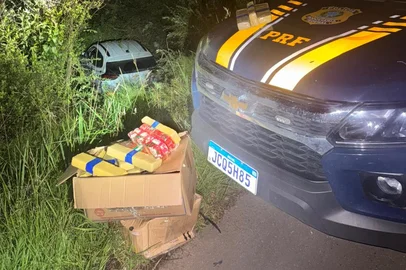 Comunicação PRF / Divulgação Carga com 52 quilos de maconha é apreendida pela Polícia Rodoviária Federal em Vacaria<!-- NICAID(16206147) -->