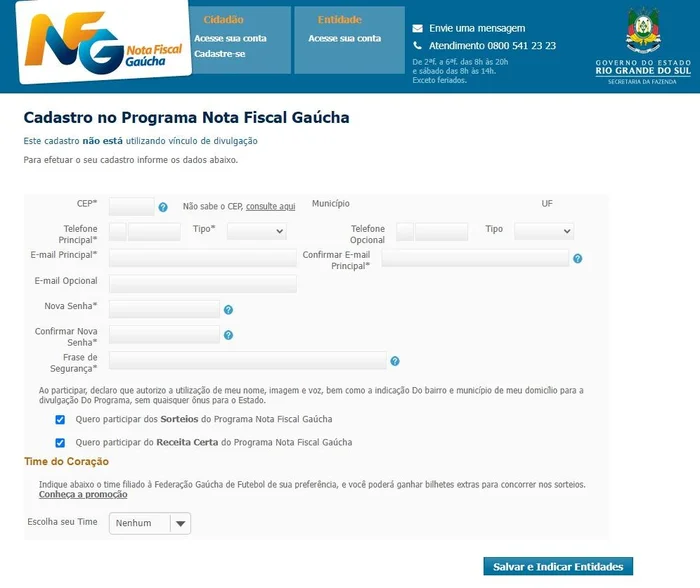 Reprodução / Sefaz RS