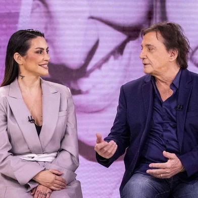 Apresentadora Poliana Abritta com Cleo, FÃ¡bio Jr. e Fiuk<!-- NICAID(15607049) -->