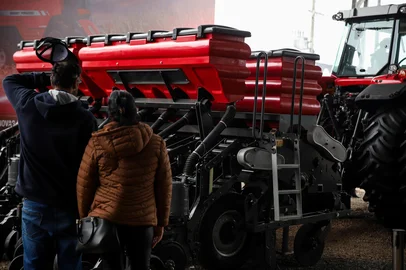 Esteio, RS, Brasil: Vendas de máquinas e implementos agrícolas na Expointer 2024. Máquinas mais resistentes e tecnológicas. Fotos: Duda Fortes / Agencia RBS<!-- NICAID(15853235) -->