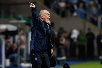 20.05.2025, Porto Alegre, RS, Brasil: Grêmio x CSA, Copa do Brasil. Fotos: Renan Mattos /Agencia RBS<!-- NICAID(16042110) -->