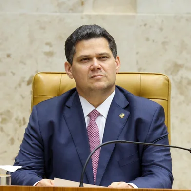 BRASÍLIA, DF, 03-02-2025 - Presidente do Senado, Davi Alcolumbre, durante Sessão Solene de Abertura do Ano Judiciário. Foto: Gustavo Moreno/STFIndexador: Gustavo Moreno<!-- NICAID(15986345) -->