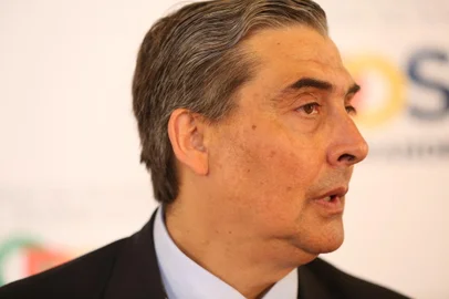PORTOALEGRE-RS-BR-DATA:20160223 secretário da Fazenda, Giovane Feltes, coletiva com a imprensa sobre os juros da dívida.FOTÓGRAFO:TADEUVILANI DATA:20160223<!-- NICAID(12032195) -->