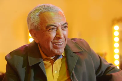 GRAMADO, RS, BRASIL, 11/10/2022. Inauguração do parque temático Vila da Mônica, em Gramado. O evento contou com a participação do criador dos personagens, Maurício de Souza. (Bruno Todeschini/Agência RBS)<!-- NICAID(15233174) -->