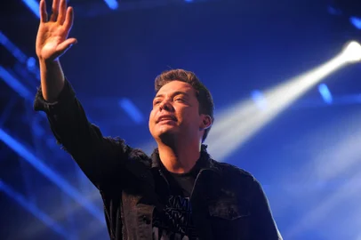CAXIAS DO SUL, RS, BRASIL, 01/12/2019Mais Nova Festival, realizado nos pavilhões da festa da uva, trouxe Artistas principais: Marília Mendonça em seu último show antes da gravidez e Wesley Safadão.Imagens do show de Wesley Safadão(Lucas Amorelli/Agência RBS)<!-- NICAID(14343596) -->