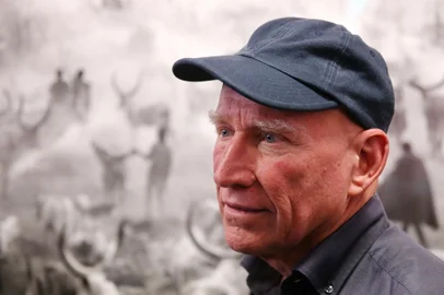 PORTO ALEGRE, RS, BRASIL, 13-04-2014 : Coletiva de imprensa de lançamento da exposição "Gênesis", com presença de Sebastião Salgado e sua esposa Lélia Salgado (Foto: BRUNO ALENCASTRO/Agência RBS, Editoria Geral)<!-- NICAID(10312674) -->