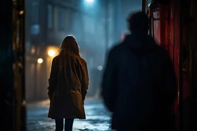 Stalker,  perseguição, stalking, perseguidor, crime Foto:  Firn / stock.adobe.comFonte: 686290431<!-- NICAID(15634246) -->