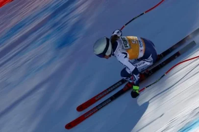 Esquiadora tcheca é colocada em coma induzido após queda durante treinamento. Na foto, Tereza Nova, da República Tcheca<!-- NICAID(15961435) -->