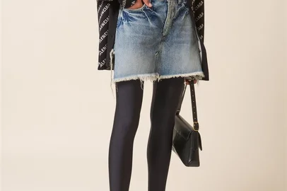 Saia jeans Balenciaga