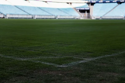 PORTO ALEGRE, RS, BRASIL - 2024.08.28 - A volta da Arena do Grêmio. (Foto: Renan Mattos/Agencia RBS)<!-- NICAID(15852863) -->