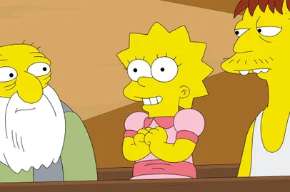 Imagem do episódio One Angry Lisa, da série The Simpsons, que foi ao ar pela primeira vez em 2 de outubro de 2022 e está proibido na China.<!-- NICAID(15343140) -->