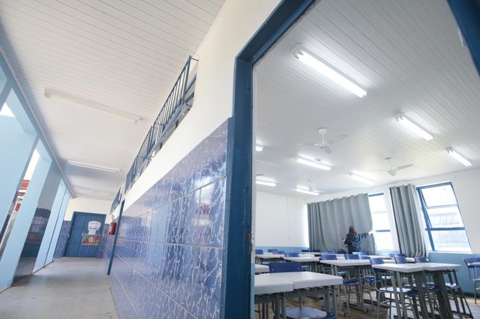 Prédio pronto para receber os estudantes com mais conforto 