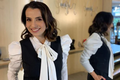 Pam Zottis, nova colunista de moda do Baita Sábado<!-- NICAID(15863699) -->