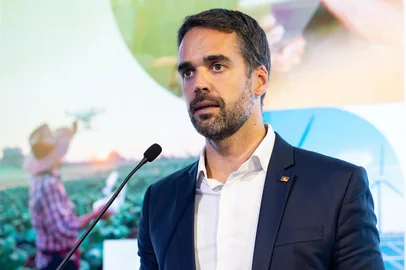 PORTO ALEGRE, RS, 18-3-2025: Governador Eduardo Leite em reunião-almoço na Fiergs<!-- NICAID(15998187) -->