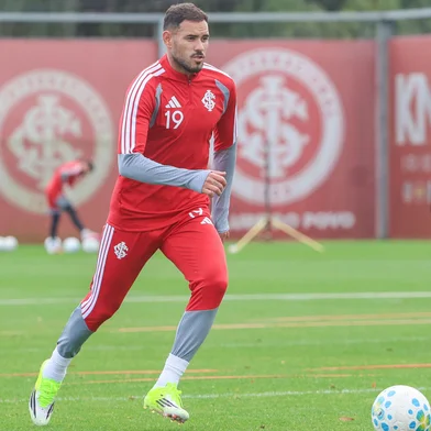 Sanabria em treino do Inter<!-- NICAID(16352005) -->